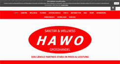 Desktop Screenshot of hawo.at